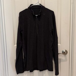 Lululemon men’s dark grey quarter-zip pullover